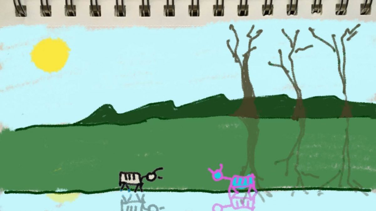 Rough animator: Goats Coloured