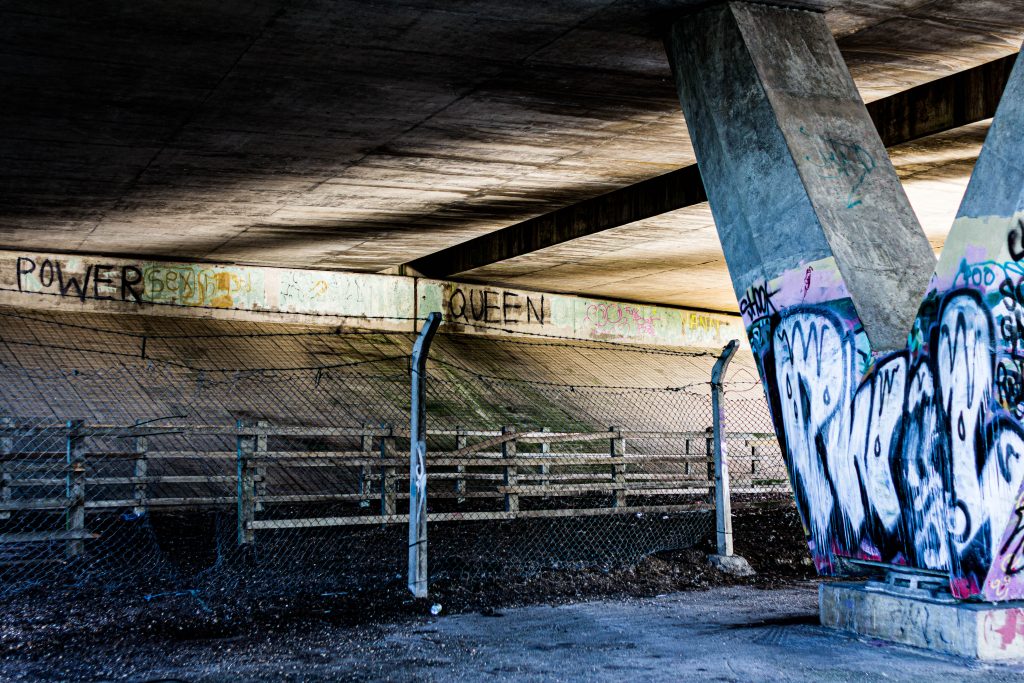 A14 Road Bridge 1 Power Queen 7 LR Colour Grunge profile correction.